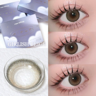a-eye 1 Day Girlish Beige ワンデーリフレア エーアイ ガーリッシュベージュ